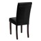 Flash Furniture 16 W, 19 L, 39 H 4-BT-350-BK-LEA-023-GG - alternate 3